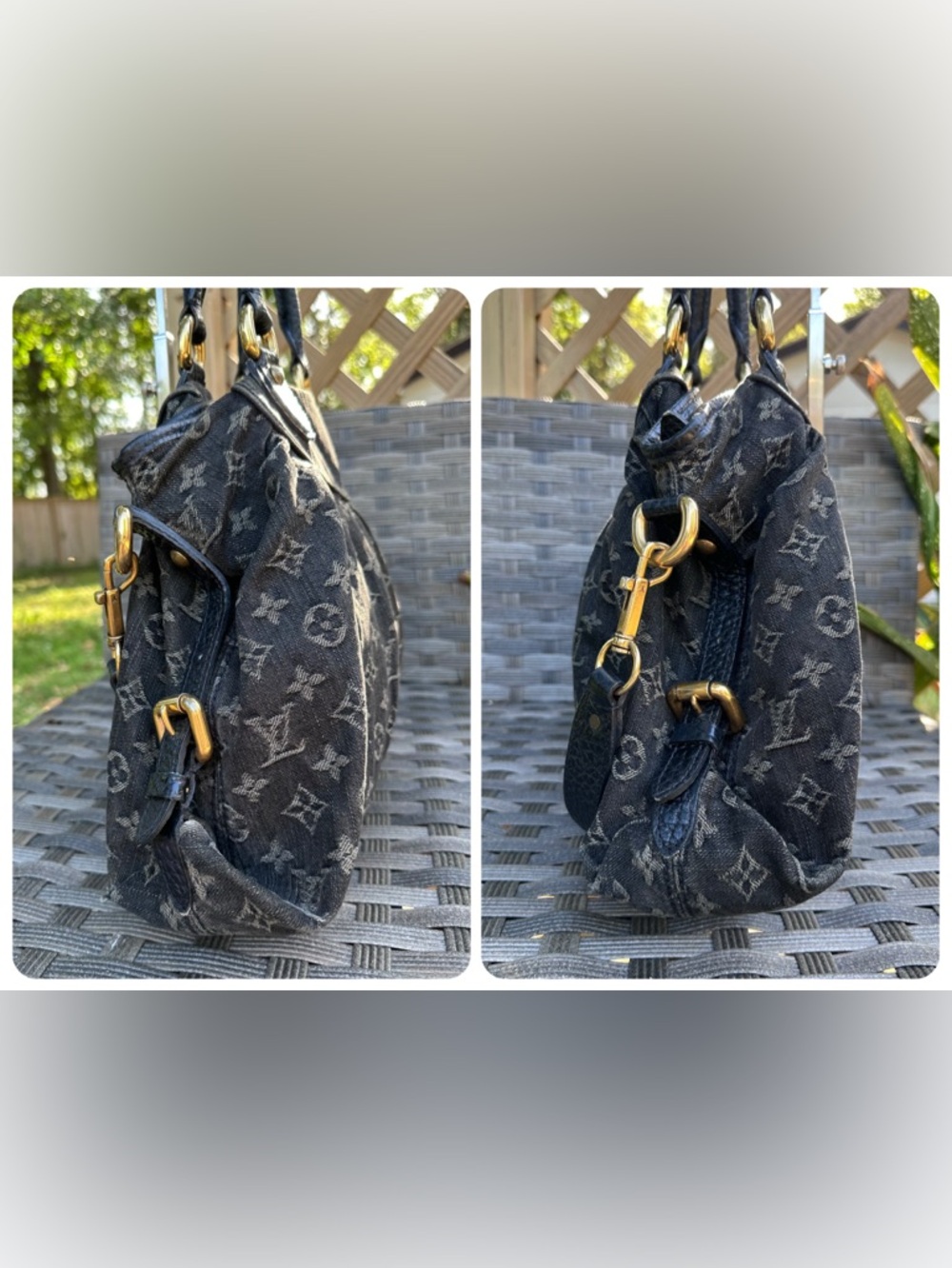 🖤Louis Vuitton Monogram Neo Cabby in Black Denim - Picture 5 of 16